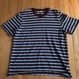 Wood Wood Bobby Striped Tee Size XL